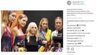 Rumah mode asal Italia, Versace tak akan lagi menggunakan material bulu hewan asli dalam koleksinya. (Foto: Instagram @versace)