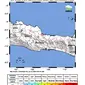 Informasi Gempa Cirebon yang di umumkan BMKG melalui twitter. (Twitter BMKG)