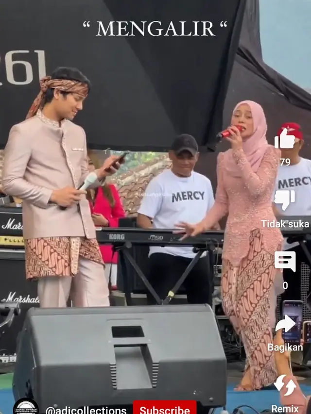 Lesti Kejora menghadiri pernikahan adik dari ibunya, Indi Nuraidah di Cianjur (Foto: Youtube adicollections)