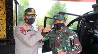 Komando Daerah Militer I Bukit Barisan (Kodam I/BB) kerahkan 11.000 lebih personel TNI mem-back up Kepolisian Daerah (Polda) Sumatera Utara (Sumut)