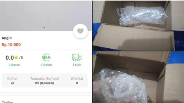 5 Barang Tak Masuk Akal yang Dijual di Online Shop, Bikin Tepuk Jidat