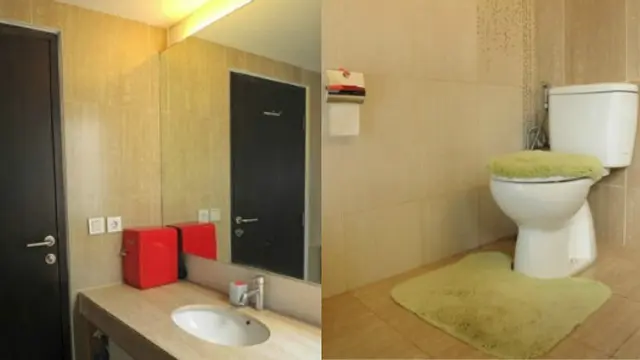 Beberapa selebritas tak sungkan memberikan fasilitas mewah di dalam kamar mandinya bak hotel bintang lima.