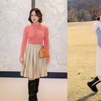 Shandy Aulia kembali jalani rutinitas liburannya dengan pergi ke Seoul, Korea Selatan. Menikmati musim dingin di Seoul, Shandy Aulia andalkan boots untuk tampil kece [@shandyaulia]