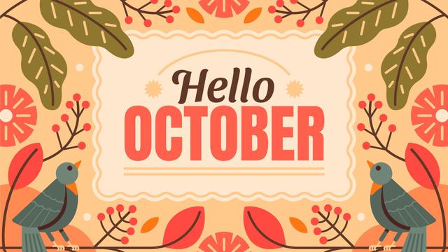 Ilustrasi bulan Oktober
