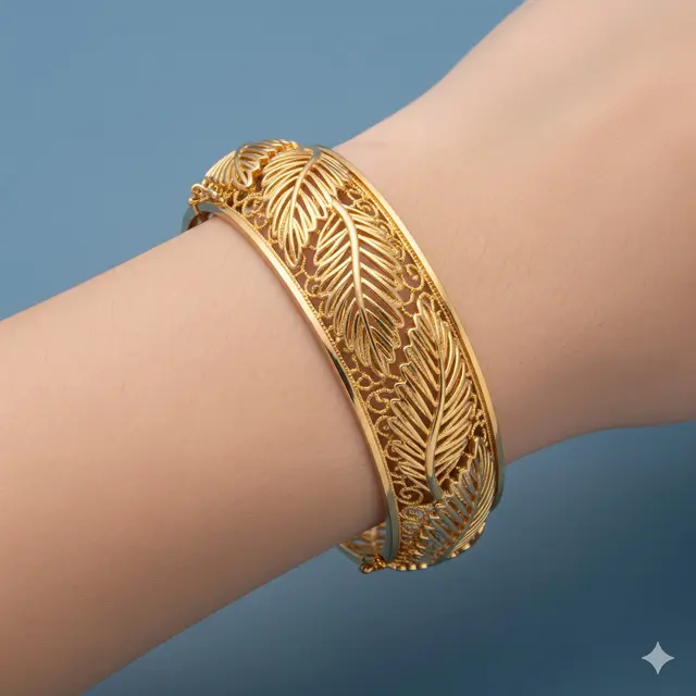 Model Gelang Emas 18 Karat 5 Gram untuk Simpanan. gemini