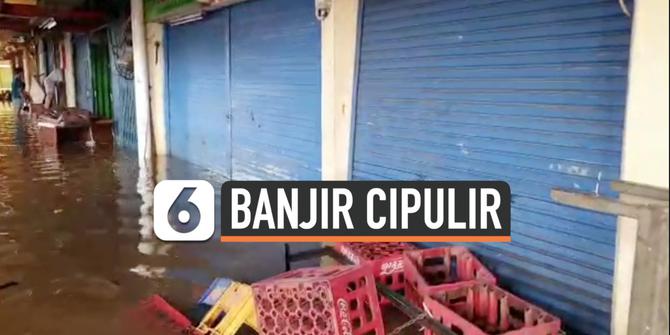 VIDEO: Akibat Banjir Aktivitas Pasar Cipulir Lumpuh