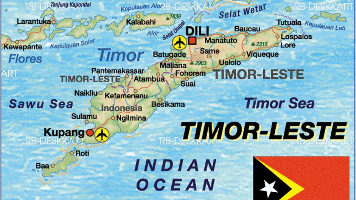 Republik demokratik timor leste terletak di sebelah timur provinsi