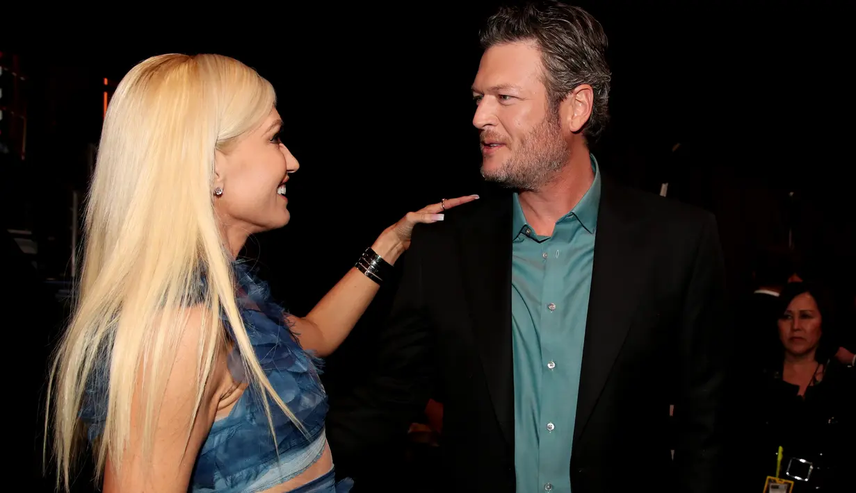 Tak hanya itu Gwen pun mengatakan bahwa kekasihnya itu semakin seksi dan tampan di setiap waktunya. (CHRISTOPHER POLK / GETTY IMAGES NORTH AMERICA / AFP)