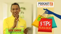 Podcast 5 Tips Belanja Online.