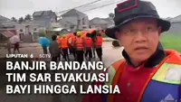 Perjuangan Petugas Selamatkan Bayi 3 Bulan hingga Lansia dari Banjir Padang
