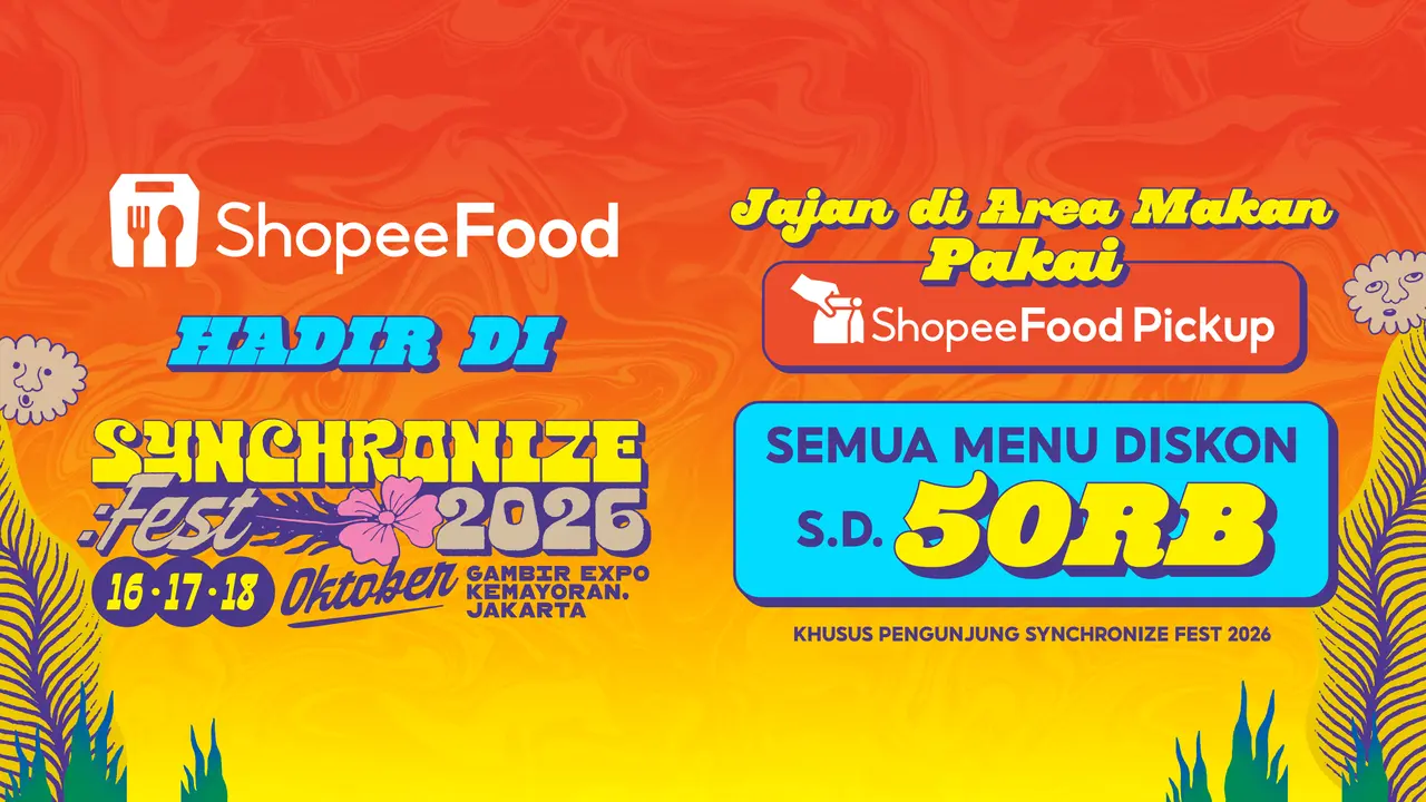 Siap-siap, Pengunjung Synchronize Fest Kini Bisa Pesan Makan-Minum Tanpa Antre
