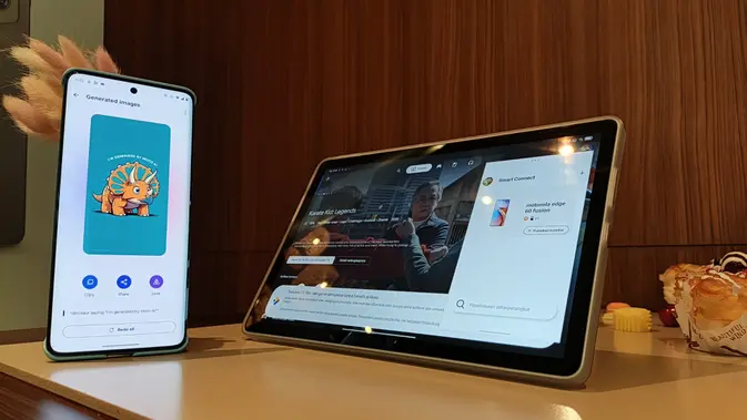 <p>Motorola Moto Pad 60 Lite. Oleh Matahari Kartika Purusakara/Liputan6.com </p>