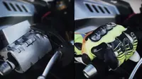 Sebuah video kali ini diunggah ke jagat maya yang memperlihatkan MOTOBOT Ver.1 menantang Valentino Rossi. 