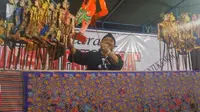 Keren, Wayang-Wayang Kardus Usung Semangat Pancasila