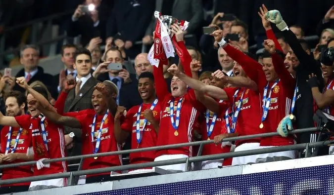 Manchester United juara Piala Liga Inggris 2016-2017 (Foto: Twitter)