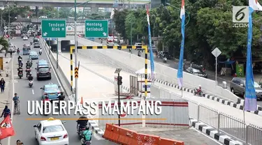 Underpass mampang batal diujicoba hari ini, karena sarana pendukung belum sepenuhnya siap.