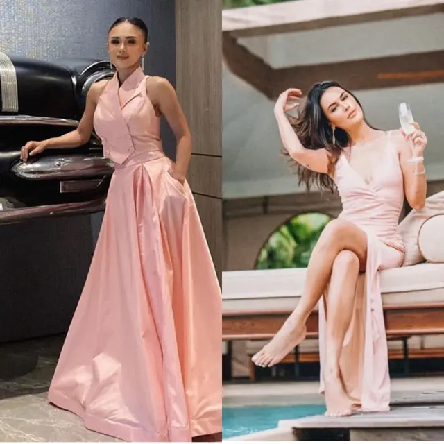 Adu Gaya Yuni Shara dan Sophia Latjubaq, credit (@yunishara36) /(@sophia_latjuba88)