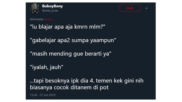 Tipe Teman Saat Ditanya Soal Tugas Ini Bikin Geleng-geleng