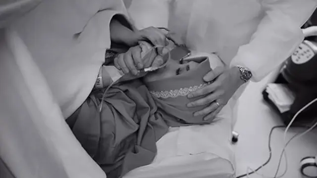 Detik-detik persalinan Syahrini (Instagram/princessyahrini)