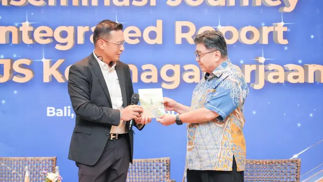 BPJS Ketenagakerjaan Launching Buku Journey Integrated Report