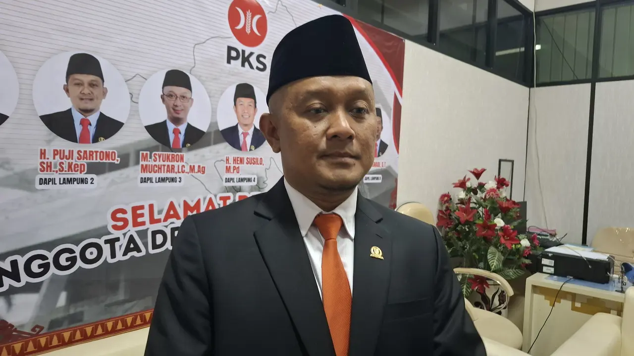 Anggota DPRD Lampung Fraksi PKS, Puji Sartono. Foto : (Liputan6.com/Ardi).