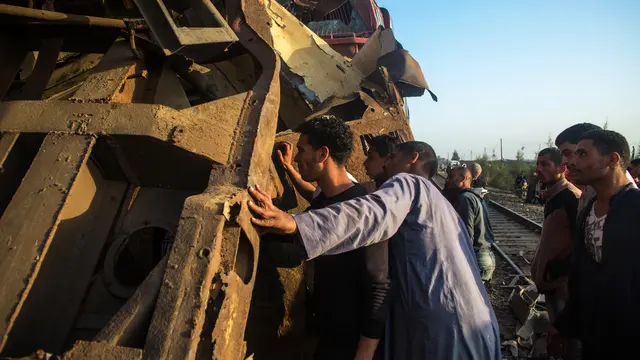 Dua Kereta Tabrakan di Mesir, 15 Orang Tewas