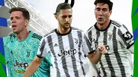 Juventus&nbsp;- Dusan Vlahovic, Adrien Rabiot, Wojciech Szczesny (Bola.com/Decika Fatmawaty)