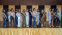 Finalis kontes kecantikan Putri Jawa Suriname 2022 (dok. Facebook Putri Jawa Suriname/Banner kones kecantikan Putri Jawa Suriname 2022 (dok. Facebook Putri Jawa Suriname/https://web.facebook.com/putrijawasuriname/photos/pcb.133719332672610/133718502672693)