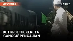 Pengajian di Pinggir Rel Kereta Api