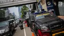 Kendaraan taktis disiagakan di depan kantor Badan Pengawas Pemilu (Bawaslu) RI, Jakarta, Selasa (21/5/2019). Aparat kepolisian memperketat penjagaan gedung Bawaslu untuk aksi 22 Mei atau setelah penetapan hasil rekapitulasi suara Pemilu 2019 oleh KPU. (Liputan6.com/Faizal Fanani)