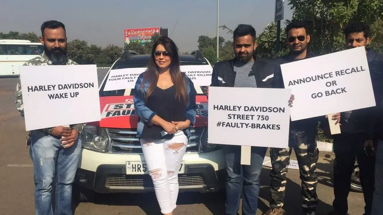Protes Pemilik Harley-Davidson
