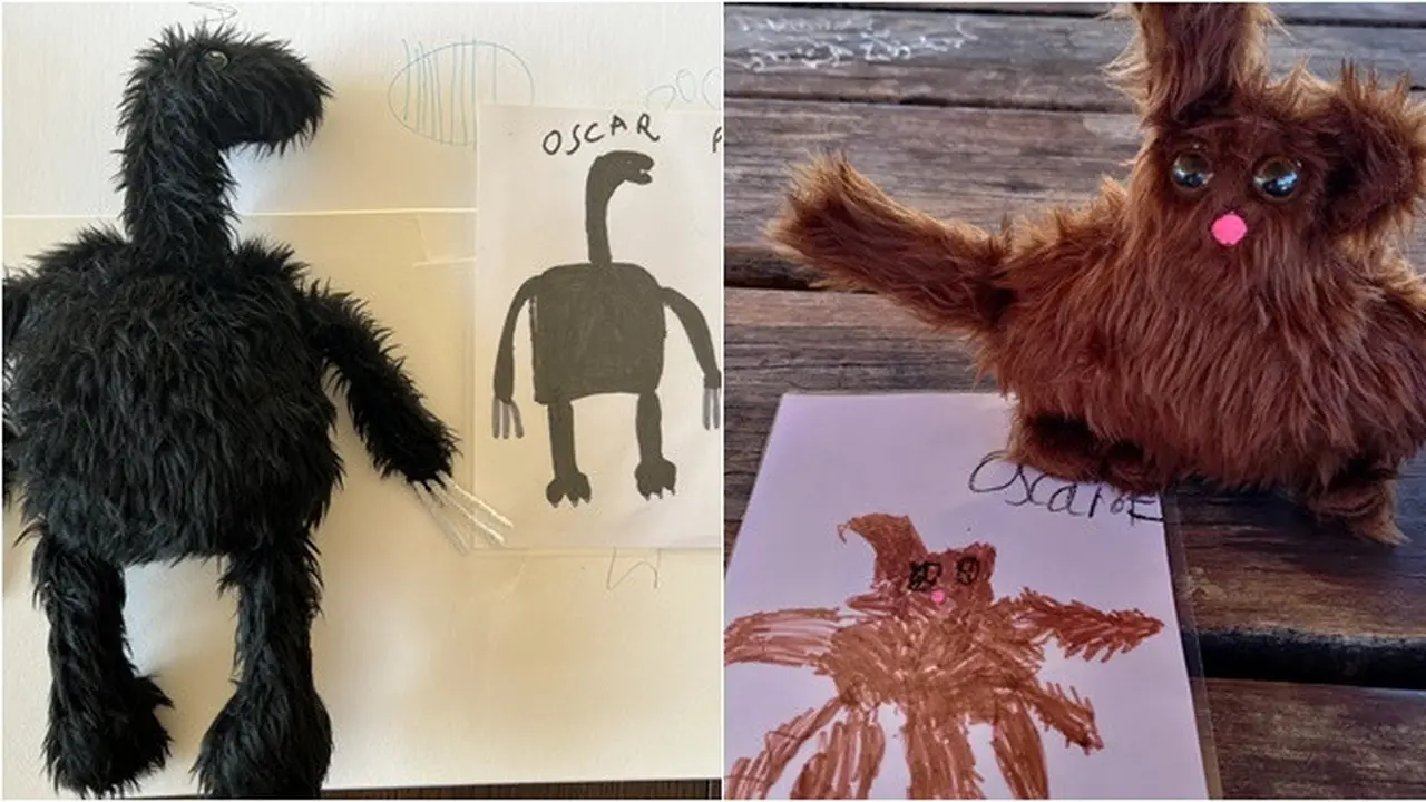 Guru TK Ini Bikin Boneka dari Gambar Imajinatif Murid, 6 Hasilnya Bikin Takjub