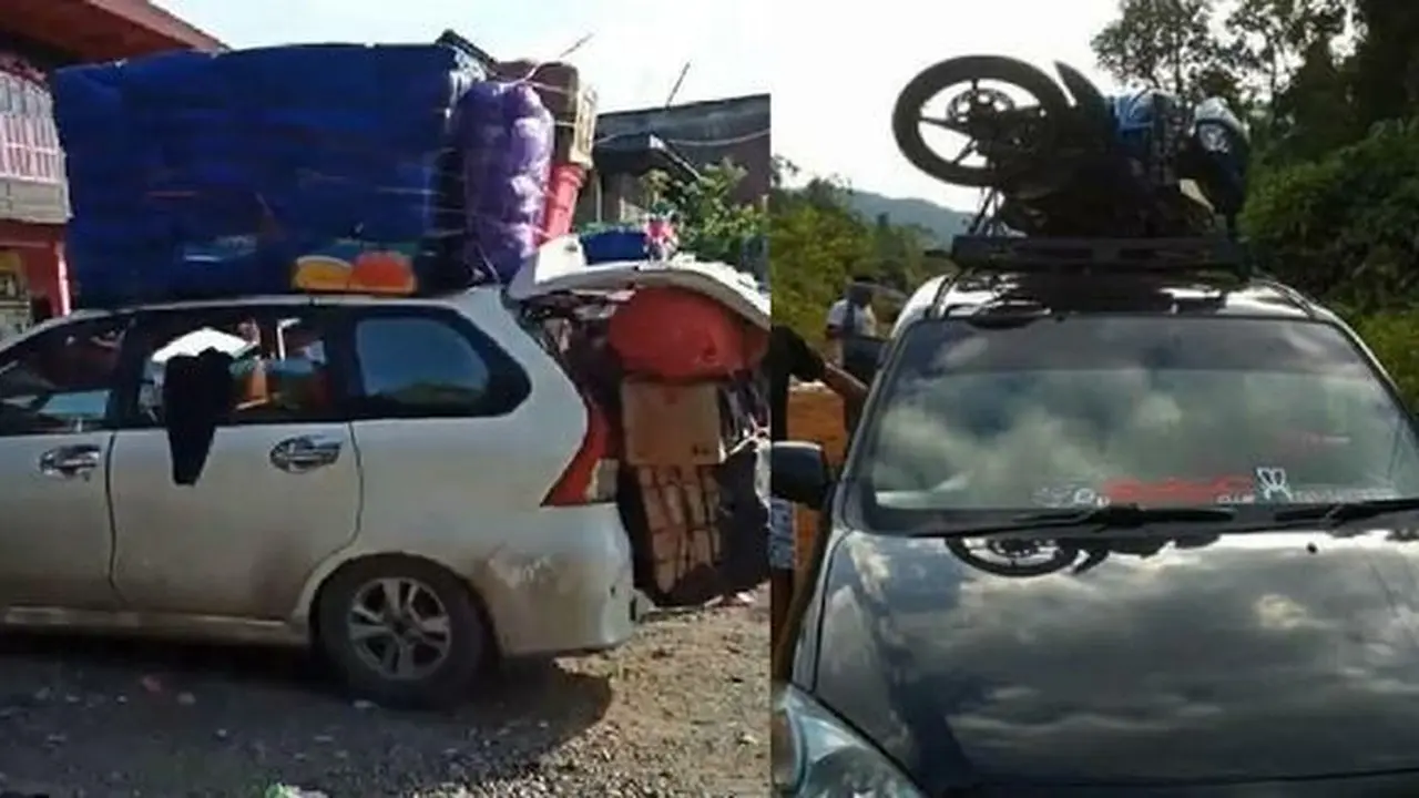 Toyota Avanza angkut muatan berlebih (Instagram/@avanza_lifestyle)