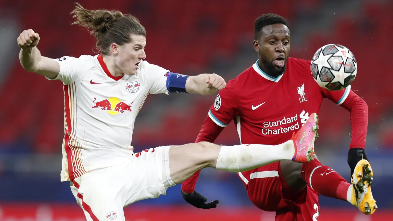 FOTO: Hajar RB Leipzig, Liverpool Berjaya di Liga Champions