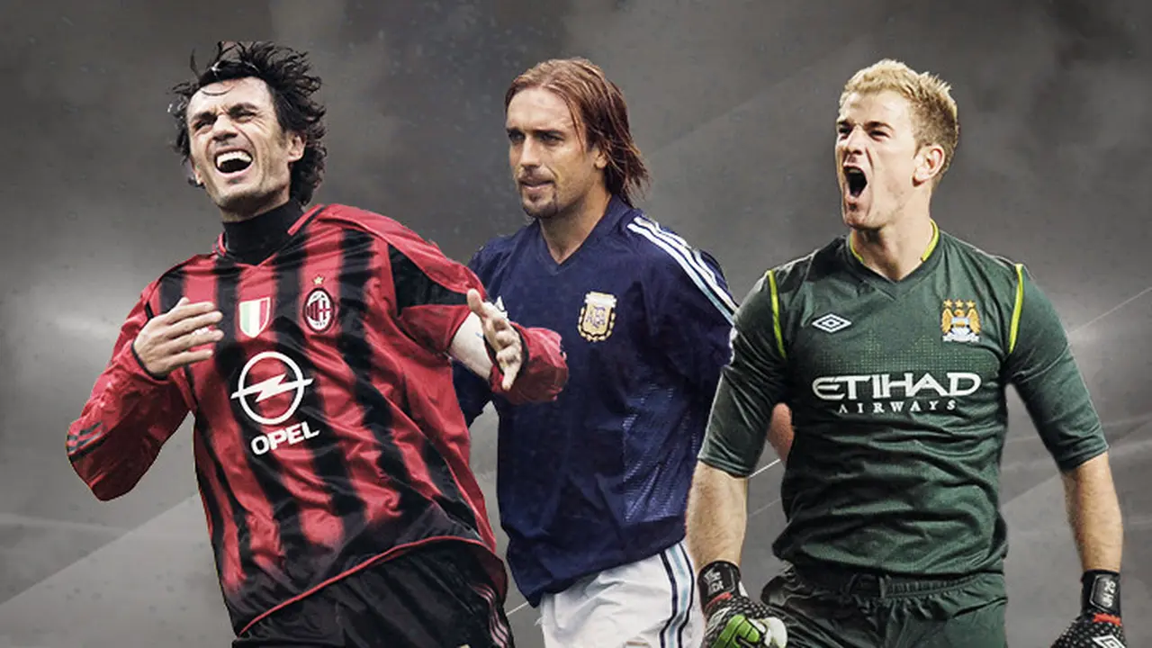 Paolo Maldini, Gabriel Batistuta dan Joe Hart
