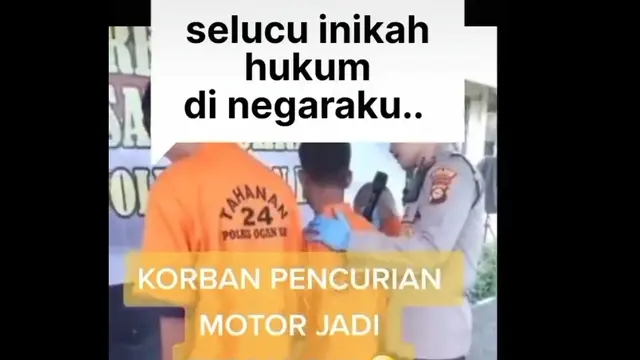 Viral Korban Pencurian Malah Jadi Tersangka, Warganet: Lain Kali Kalau Motor Dicuri, Diemin Aja Deh