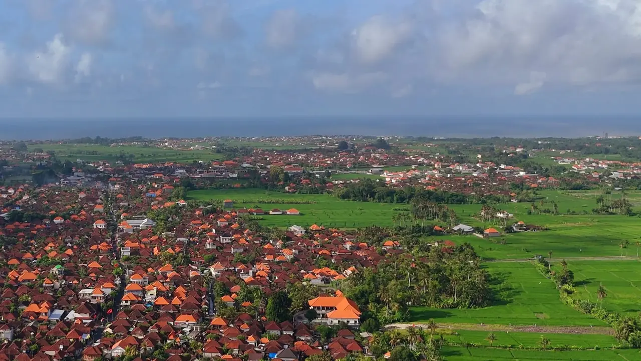 Ilustrasi rumah properti.