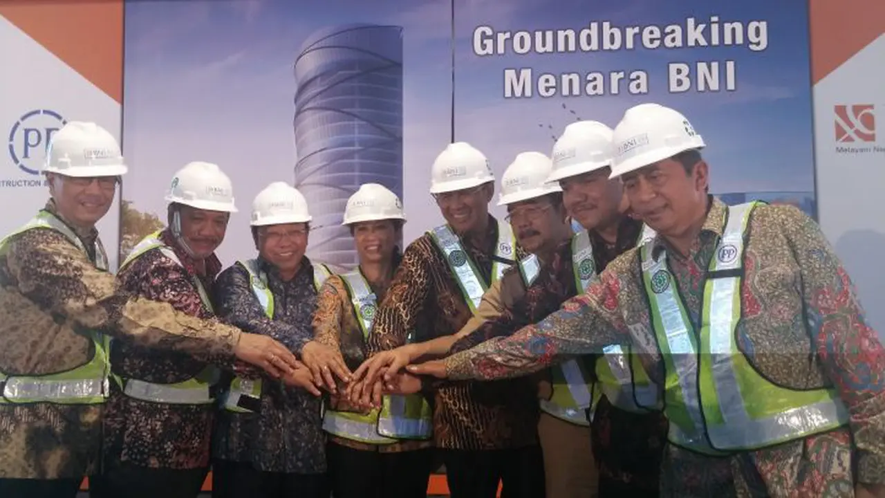 PT Bank Negara Indonesia Tbk (BNI) bersama PT Pembangunan Perumahan Tbk (PP) bersinergi mendirikan ikon baru Jakarta.