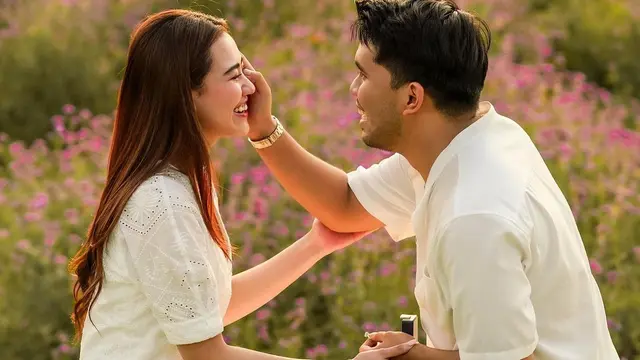 Thariq Halilintar dan Aaliyah Massaid. (Foto: Dok. Instagram @thariqhalilintar)