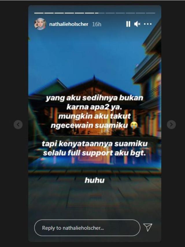 Nathalie Holscher alami keguguran