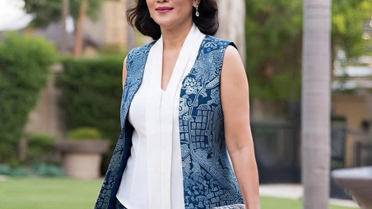 Jadi Inspirasi, Ini 7 Cardigan Batik Tanpa Lengan untuk Kondangan dan Acara Resmi Ibu-Ibu 50 Tahunan