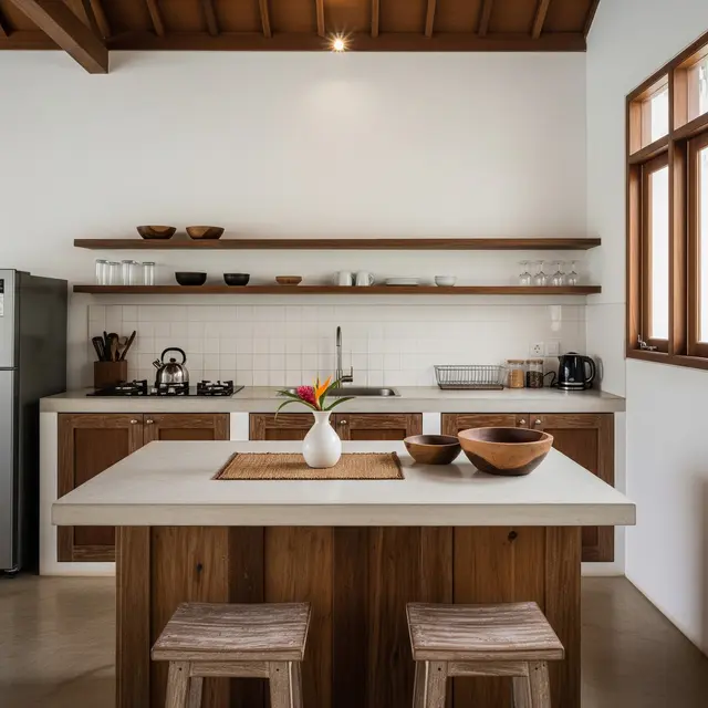 Model Tata Ruang Dapur Rumah di Desa