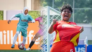Cerita Andien Syakira dan Raisha Batrisyia: Pintar Atur Kondisi Fisik demi MilkLife Soccer Challenge dan Hydroplus Soccer League All Stars