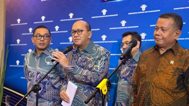 Menteri Investasi dan Hilirisasi/Kepala BKPM Rosan Roeslani dalam Forum Kemitraan Investasi 2024, di Jakarta, Kamis (12/12/2024). (Tira/Liputan6.com)