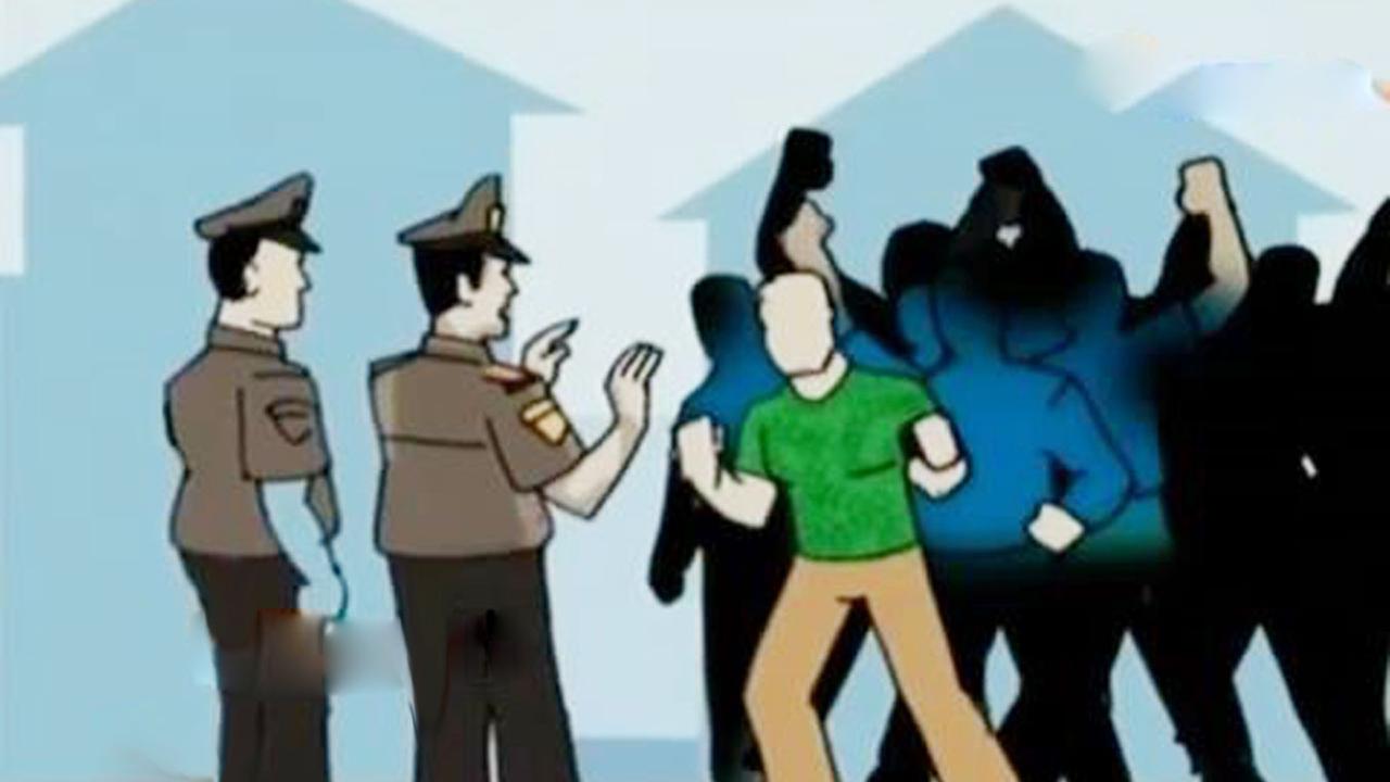Bentrok Warga dan Polisi