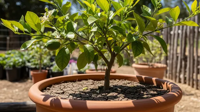Cara Merangsang Lemon dalam Pot Biar Rajin Berbuah/Gemini AI