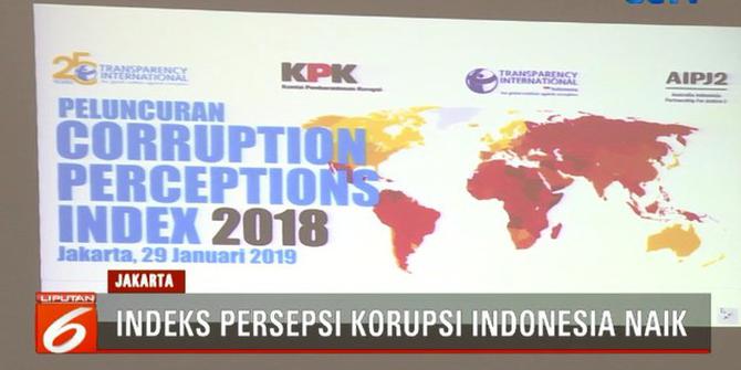 Indonesia Alami Kenaikan Peringkat Indeks Persepsi Korupsi
