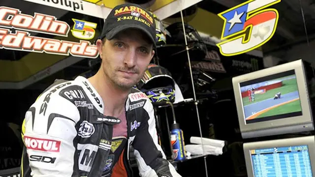 Dua kali juara WorldSBK sekaligus eks pembalap MotoGP, Colin Edwards (c) Yamaha Motor Racing