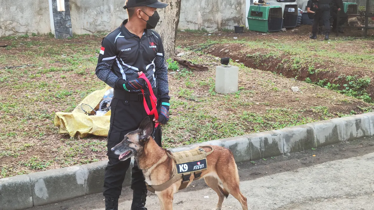 Unit K-9 dari Artha Graha dikerahkan amankan Formula E Jakarta