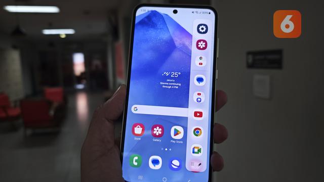 Edge Panel di Samsung Galaxy A55